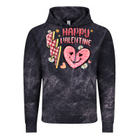Cloud Black happy valentine heart Vintage Hoodie - MaliasSmallBusiness