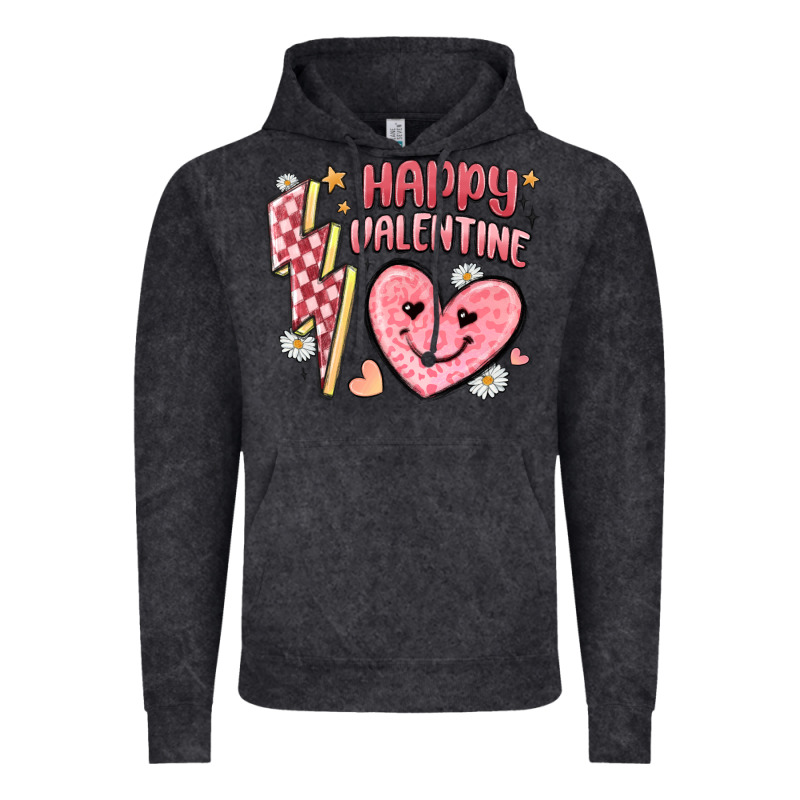 Happy Valentine Heart Vintage Hoodie by MaliasSmallBusiness | Teevron