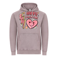 Vintage Zinc happy valentine heart Vintage Hoodie - MaliasSmallBusiness
