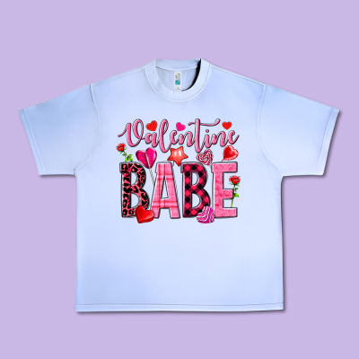 Valentine Babe Urban Heavy Tee Designed By Nancycooperartshop