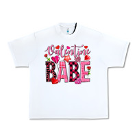 White valentine babe Urban Heavy Tee - NancyCooperArtShop