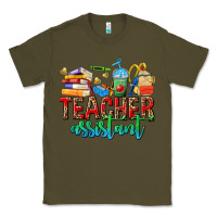 Army Green teacher assistant Classic Tee - NancyCooperArtShop