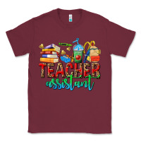 Burgundy teacher assistant Classic Tee - NancyCooperArtShop