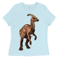 Baby Blue parasaurolophus Ladies Tee - Artiststas