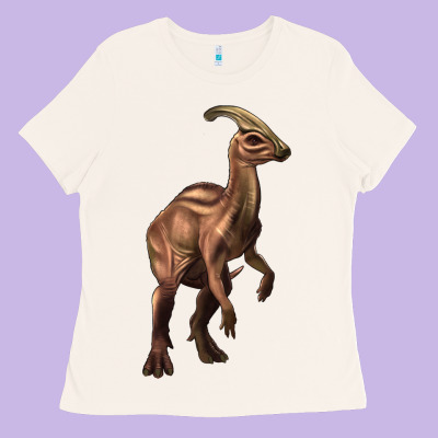 Parasaurolophus Ladies Tee Designed By Artiststas