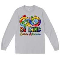 Moon Dust be kind autism awareness infinity symbol Long Sleeve Tee - LillyAllenDesigns