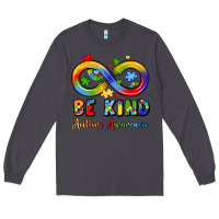 Smoke be kind autism awareness infinity symbol Long Sleeve Tee - LillyAllenDesigns