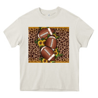 Cream American football Heavy Core Tee - JahusDesignShop