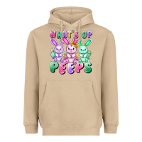 Mushroom What's up peeps Easter bunnies Easter Day Heavyweight Hoodie - CowGirlArtShop