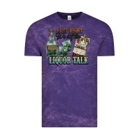 Cloud Purple last night we let the liquor talk cowboy western c Vintage Tee - NancyCooperArtShop