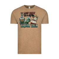 Vintage Coffee last night we let the liquor talk cowboy western c Vintage Tee - NancyCooperArtShop