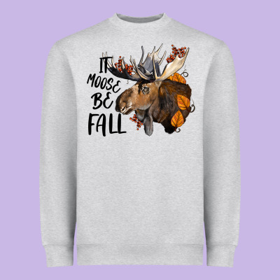 It Moose Be Fall Heavyweight Sweatshirt Designed By Lillyallendesigns
