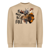 Mushroom It Moose Be Fall Heavyweight Sweatshirt - LillyAllenDesigns