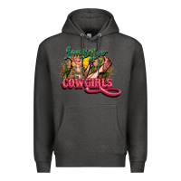 Charcoal Heather Long life Cowgirls Premium Hoodie - HowdyJamesFarm