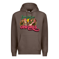 Coffee Long life Cowgirls Premium Hoodie - HowdyJamesFarm