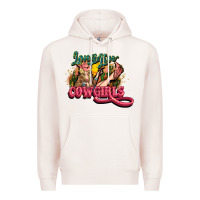 Pale Pink Long life Cowgirls Premium Hoodie - HowdyJamesFarm