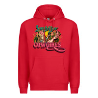 Red Long life Cowgirls Premium Hoodie - HowdyJamesFarm
