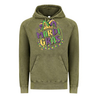 Vintage Olive mardi gras Vintage Hoodie - MaliasSmallBusiness