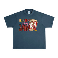 Midnight Navy teaching is my jam Urban Heavy Tee - NancyCooperArtShop