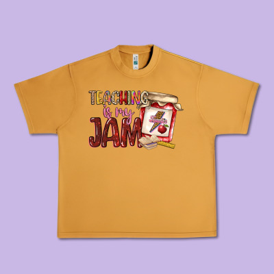 Teaching Is My Jam Urban Heavy Tee Designed By Nancycooperartshop