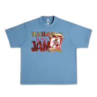 Pebble Blue teaching is my jam Urban Heavy Tee - NancyCooperArtShop