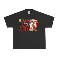 Pigment Black teaching is my jam Urban Heavy Tee - NancyCooperArtShop