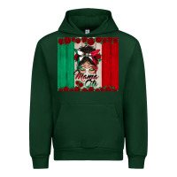Forest Green mexican messy bun mamacita Urban Hoodie - BundleAndBundleShop