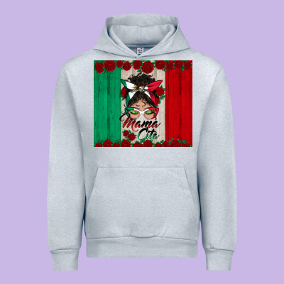 Mexican Messy Bun Mamacita Urban Hoodie Designed By Bundleandbundleshop