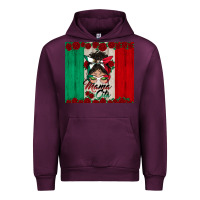 Mauve Wine mexican messy bun mamacita Urban Hoodie - BundleAndBundleShop