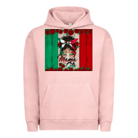 Pigment Salmon mexican messy bun mamacita Urban Hoodie - BundleAndBundleShop