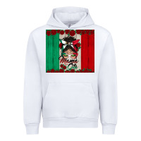 White mexican messy bun mamacita Urban Hoodie - BundleAndBundleShop