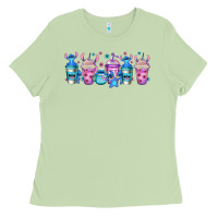 Matcha stitch coffee cups libbey glass Ladies Tee - Jasminsmagicworld