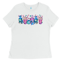 White stitch coffee cups libbey glass Ladies Tee - Jasminsmagicworld