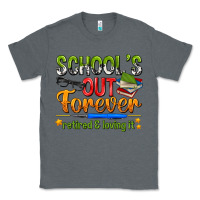 Charcoal Heather schools out forever Classic Tee - NancyCooperArtShop