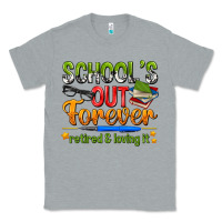 Heather Grey schools out forever Classic Tee - NancyCooperArtShop