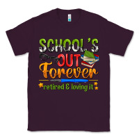 Plum schools out forever Classic Tee - NancyCooperArtShop