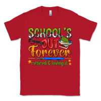 Red schools out forever Classic Tee - NancyCooperArtShop