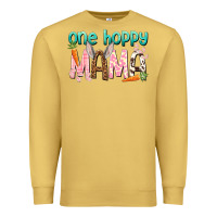 Antique Gold One hoppy mama mother's day Premium Sweatshirt - HowdyJamesFarm