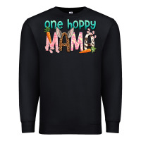 Black One hoppy mama mother's day Premium Sweatshirt - HowdyJamesFarm