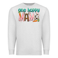Oatmeal Heather One hoppy mama mother's day Premium Sweatshirt - HowdyJamesFarm