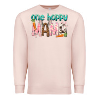 Pale Pink One hoppy mama mother's day Premium Sweatshirt - HowdyJamesFarm