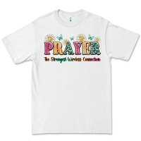 White prayer the strongest wireless connection Premium Tee - JahusDesignShop