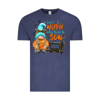 Vintage Denim just a woman who loves to sew Vintage Tee - NancyCooperArtShop