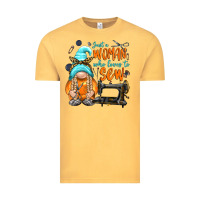 Vintage Mustard just a woman who loves to sew Vintage Tee - NancyCooperArtShop