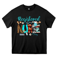 Black registered nurse Heavy Core Tee - BundleAndBundleShop