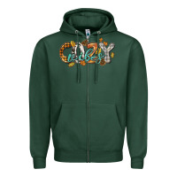 Sports Green Cozy vibes Zipper Hoodie - NancyCooperArtShop