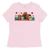 Lady Of Guadalupe Coffee Cups Libbey Glass Ladies Tee | Teevron