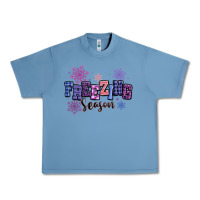 Pebble Blue freezing season Urban Heavy Tee - MaliasSmallBusiness