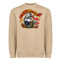 Mushroom It's Fall Y'all Skunk Heavyweight Sweatshirt - LillyAllenDesigns