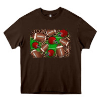 Chocolate Brown american football helmet background Heavy Core Tee - JahusDesignShop